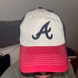 Atlanta Braves adjustable baseball hat